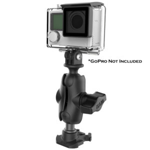 RAM Mount RAM 1″ Ball Adapter for GoPro&reg; Bases with Short Arm and Action Camera Adapter