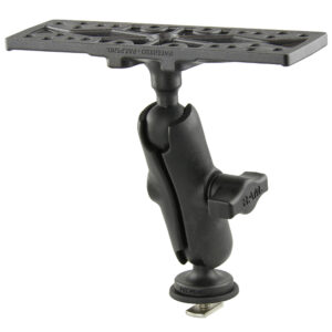 Ram Mount RAM Composite 1″ Ball Mount with 6.25″ X 2″ Rectangular Plate & Track Ball&trade; Base