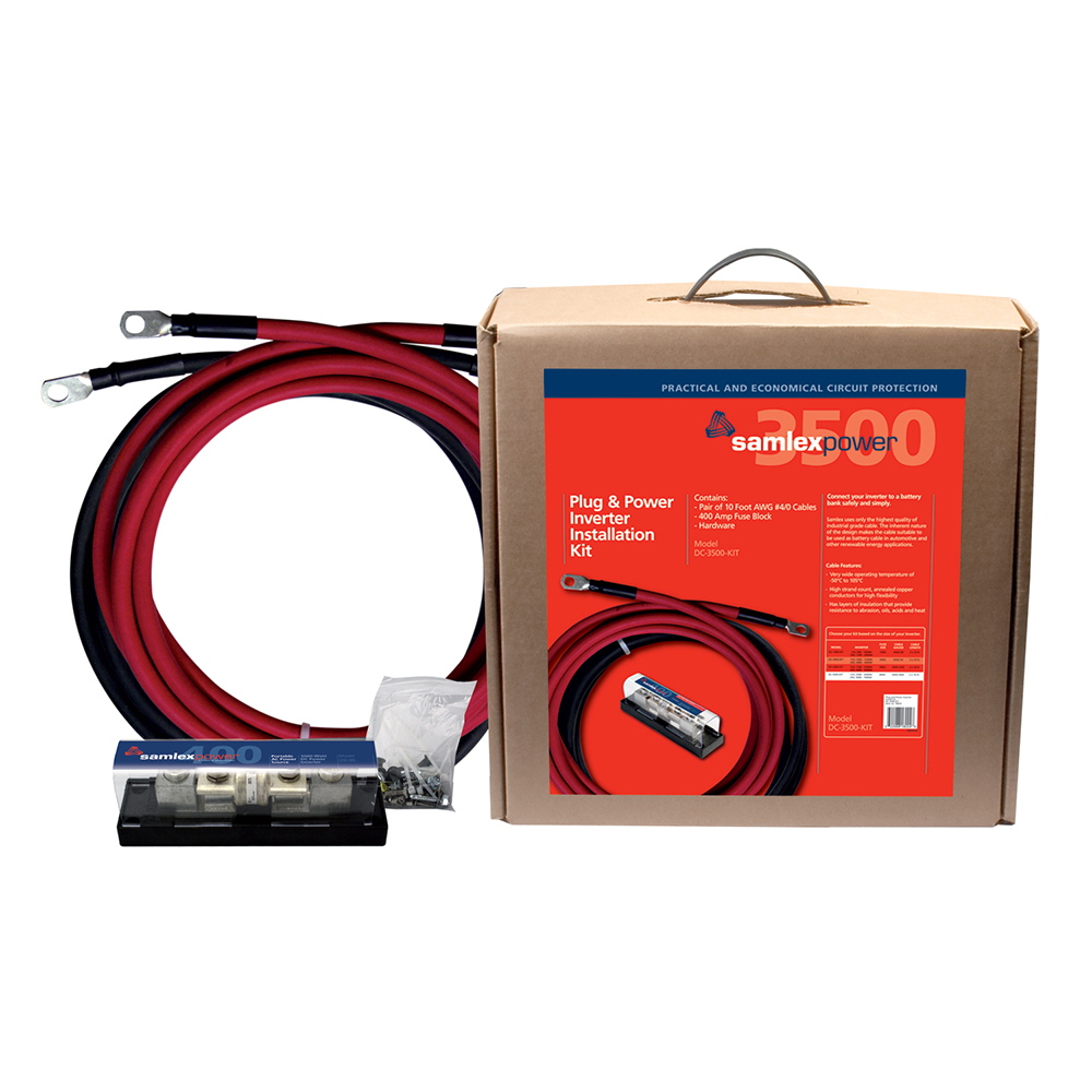 Samlex 400A Inverter Installation Kit f/3500W Inverter Samlex 400A Inverter Installation Kit f/3500W Inverter