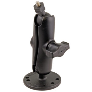 RAM Mount Flat Surface Mount w/1″ Ball, including M6 X 30 SS HEX Head Bolt, f/Raymarine Dragonfly-4/5 & WiFish Devices