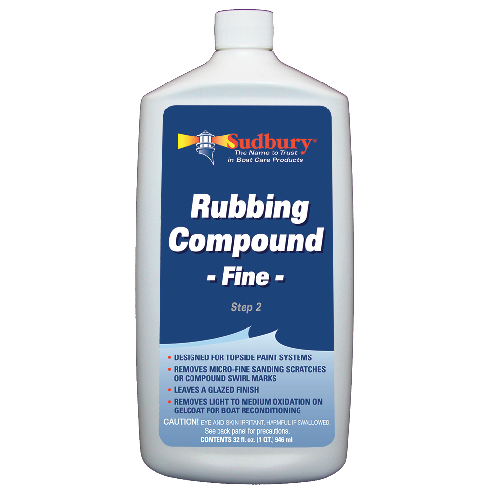 Sudbury Rubbing Compund Fine – Step 2 – 32oz Fluid Sudbury Rubbing Compund Fine – Step 2 – 32oz Fluid