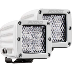 RIGID Industries D-Series PRO Hybrid-Diffused LED – Pair – White