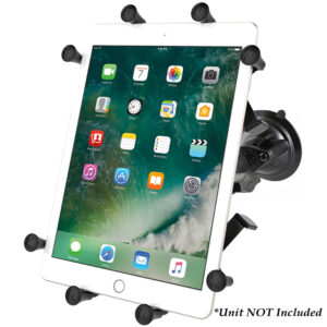 RAM Mount Twist-Lock&trade; Suction Cup Mount w/Universal X-Grip&reg; Cradle for 10″ Large Tablets