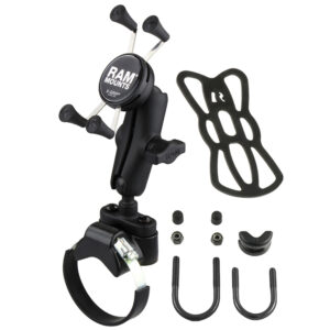 RAM Mount Strap Clamp, Roll Bar Mount w/Universal X-Grip&reg; Cell/iPhone Cradle