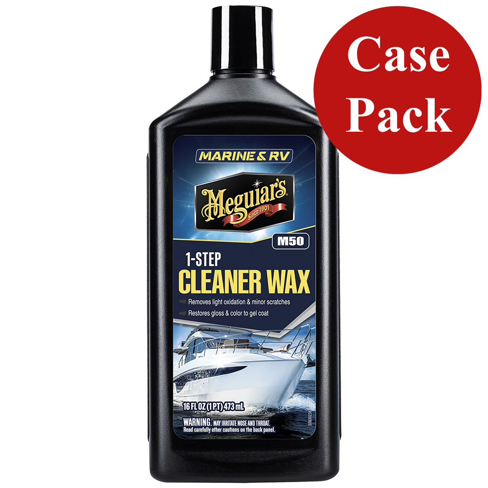 Meguiar's Boat/RV Cleaner Wax – 16 oz – *Case of 6* Meguiar's Boat/RV Cleaner Wax – 16 oz – *Case of 6*