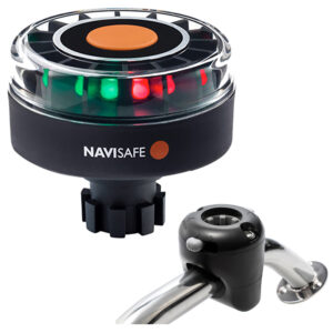 Navisafe Navilight Tricolor 2NM w/Navibolt Base & Rail Mount – Black