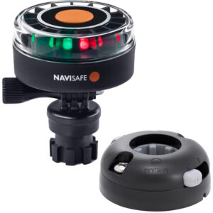 Navisafe Navilight 2NM Tricolor w/Navimount Base & Horizontal Mount – Black