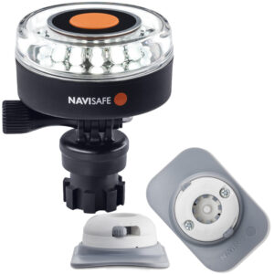 Navisafe Navilight 360&deg; 2NM White w/Navimount Base & RIB Mount – White