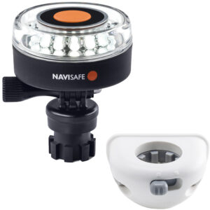 Navisafe Navilight 360&deg; 2NM White w/Navimount Base & Vertical Mount – White