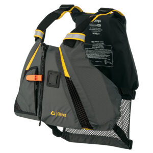 Onyx MoveVent Dynamic Paddle Sports Vest – Yellow/Grey – XL/2XL