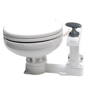 Johnson Pump AquaT Manual Marine Toilet – Super Compact