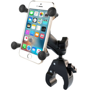 RAM Mount Small Tough-Claw&trade; Base w/Double Socket Arm & Universal X-Grip&reg; Cell/iPhone Cradle
