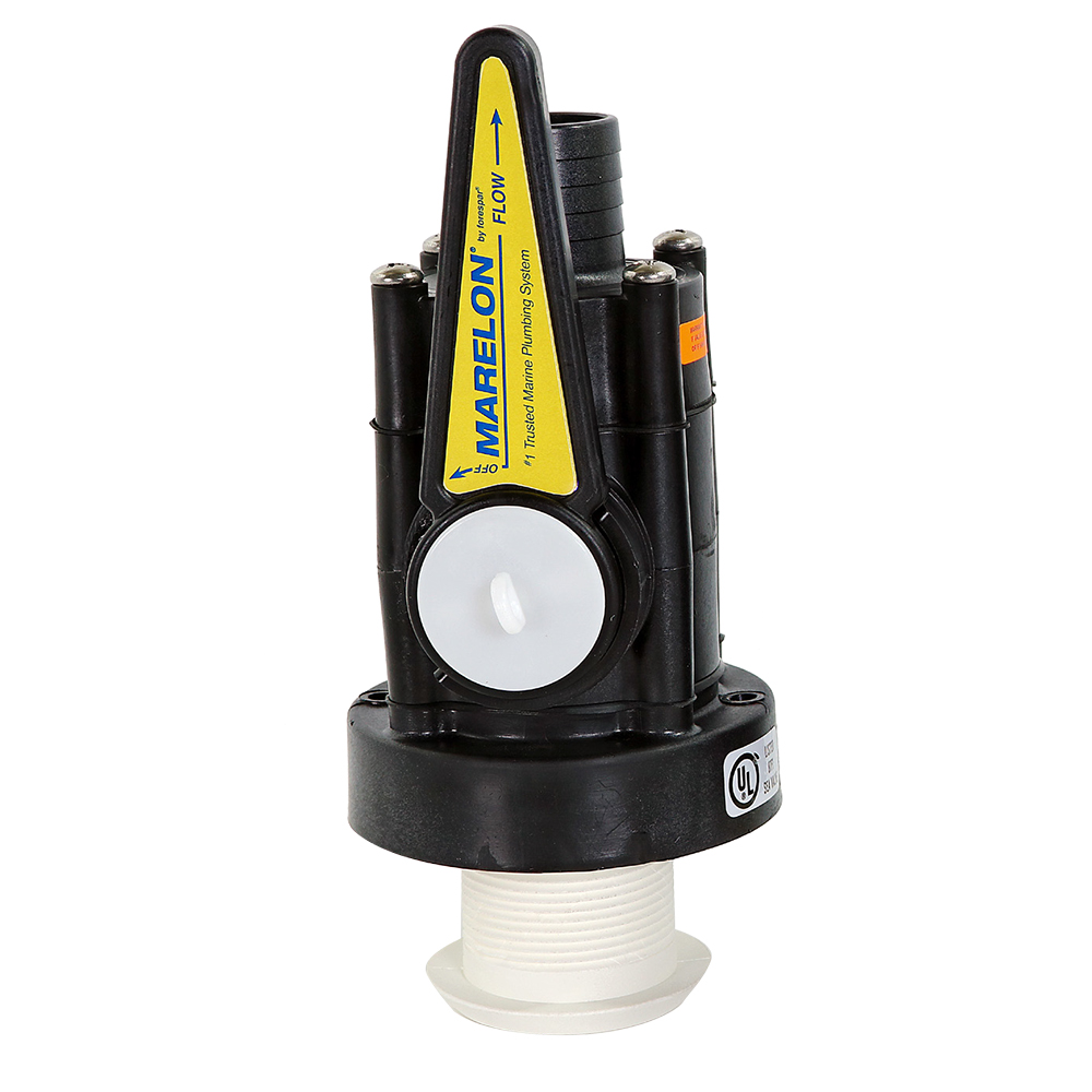 Forespar Marelon Full-Flow Seacock & 1/2″ Mushroom Through-Hull Forespar Marelon Full-Flow Seacock & 1/2″ Mushroom Through-Hull