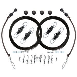 Rupp Double Rigging Kit w/Nok-Outs – 320' Black Mono