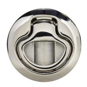 Southco Flush Pull Latch – Pull To Open – Non-Locking Polished Stainless Steel