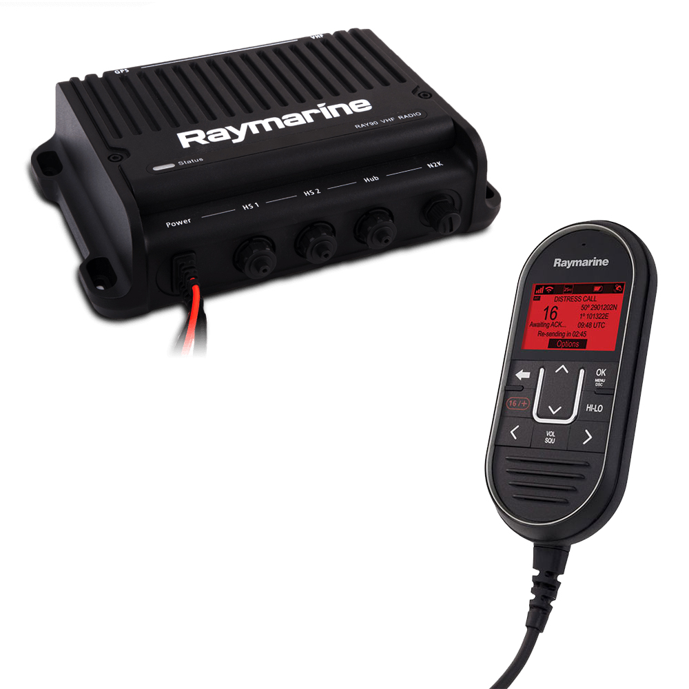 Raymarine Ray91 Modular Dual-Station VHF Black Box Radio System w/AIS Raymarine Ray91 Modular Dual-Station VHF Black Box Radio System w/AIS