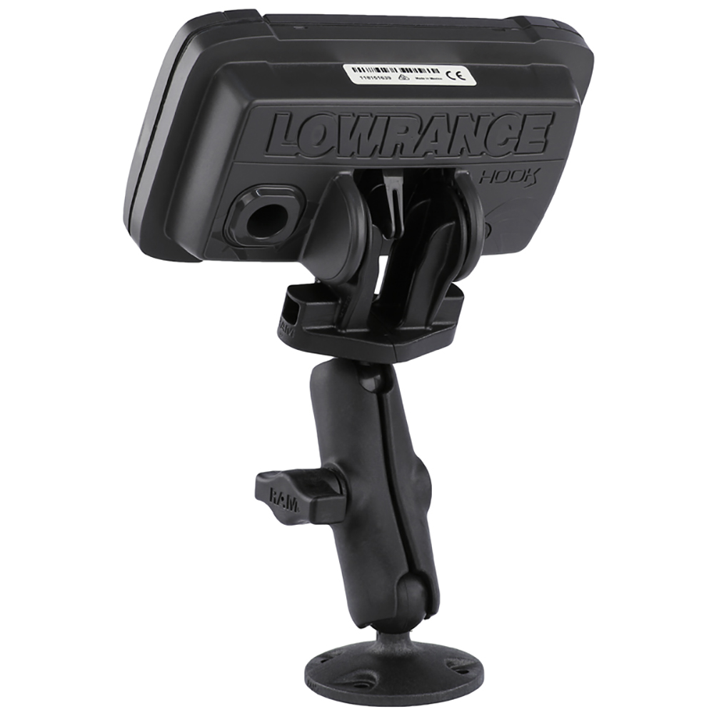 RAM Mount B Size 1″ Composite Fishfinder Mount for the Lowrance Hook2 Series RAM Mount B Size 1″ Composite Fishfinder Mount for the Lowrance Hook2 Series