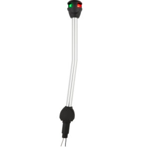Attwood LightArmor Bi-Color Navigation Pole Light – Angled – 14″