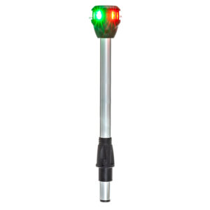Attwood LightArmor Bi-Color Navigation Pole Light w/Task Light – Straight – 10″