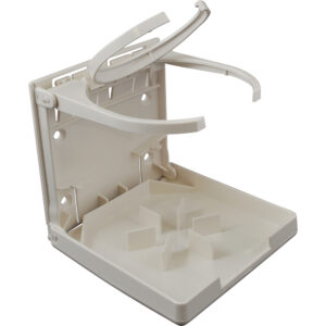 Attwood Fold-Up Drink Holder – Dual Ring – White