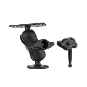 Ram Mount Universal D Size Ball Mount with Short Arm and Hi-Torq&trade; Wrench for 9″-12″ Fishfinders and Chartplotters