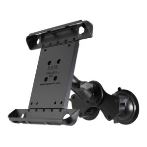 RAM Mount Double Twist-Lock&trade; Suction Cup Mount w/Tab-Tite&trade; Universal Spring Loaded Cradle f/Apple iPad 1-4 w/or w/o Light Duty Case