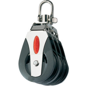 Ronstan Series 40 Ball Bearing Block – Triple – Swivel Head