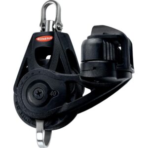 Ronstan Series 40 Ball Bearing Orbit Block – Single – Becket – Cleat – Swivel Head