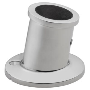 Whitecap Top-Mounted Flag Pole Socket – Stainless Seel – 1-1/4″ ID