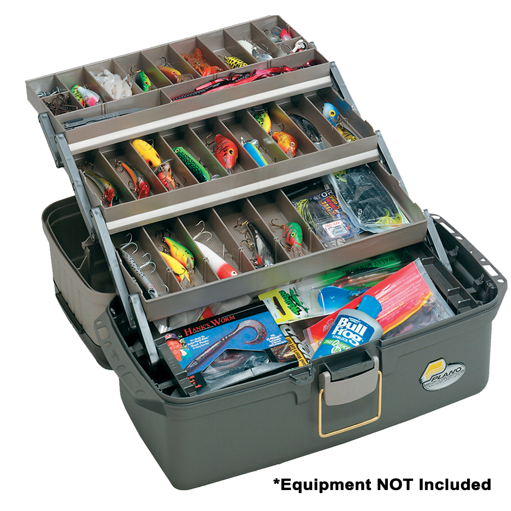 Plano Guide Series™ Tray Tackle Box – Graphite/Sandstone Plano Guide Series™ Tray Tackle Box – Graphite/Sandstone