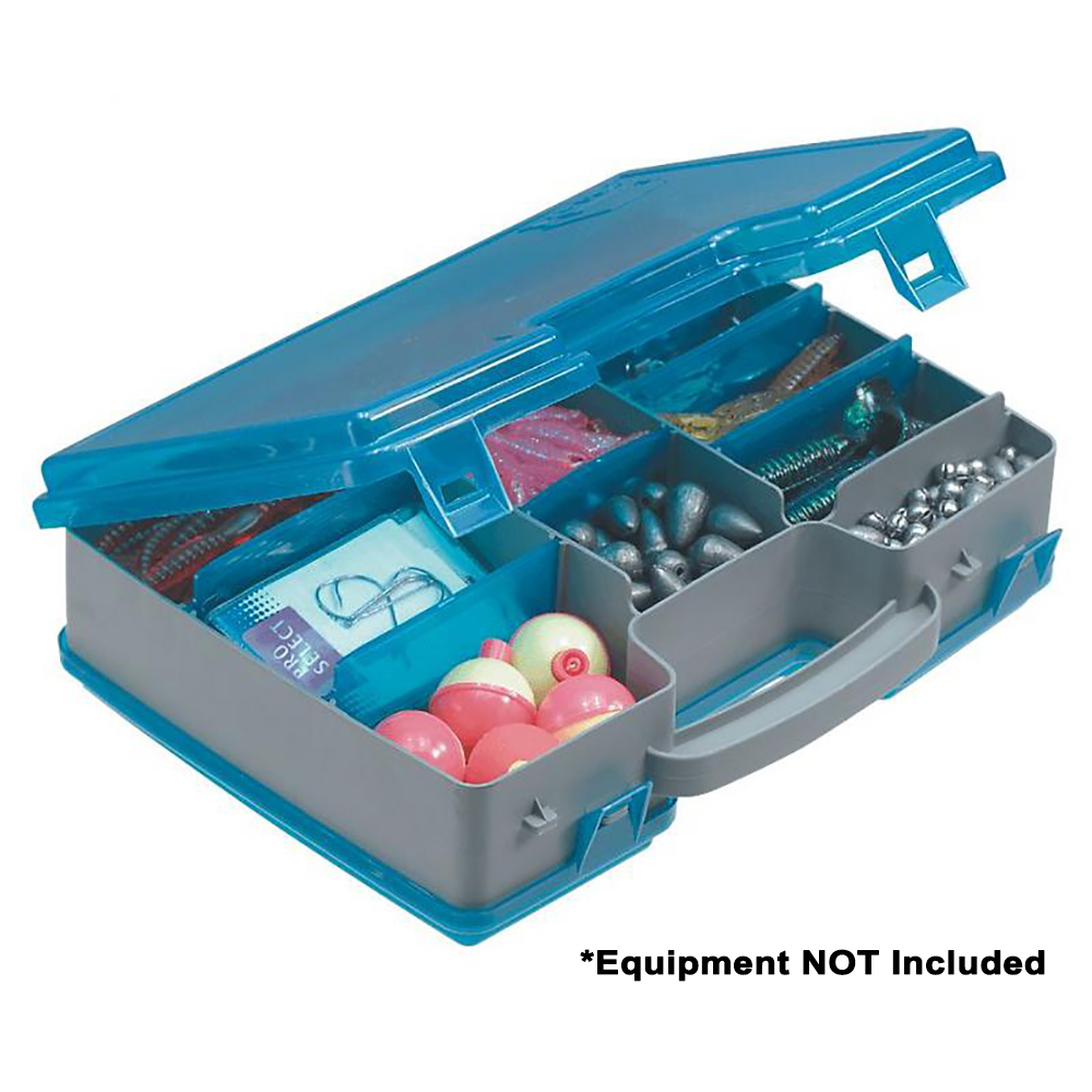 Plano Double-Sided Adjustable Tackle Organizer Large – Silver/Blue Plano Double-Sided Adjustable Tackle Organizer Large – Silver/Blue