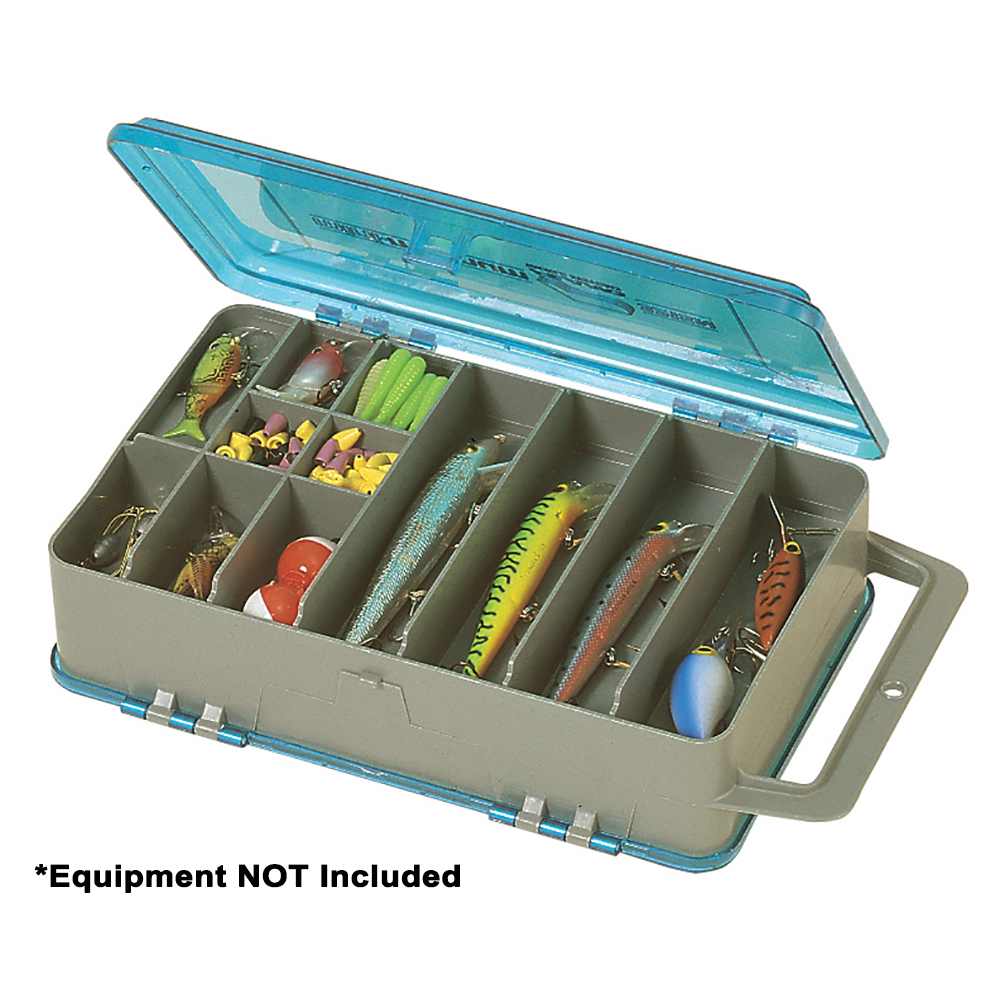 Plano Double-Sided Tackle Organizer Medium – Silver/Blue Plano Double-Sided Tackle Organizer Medium – Silver/Blue