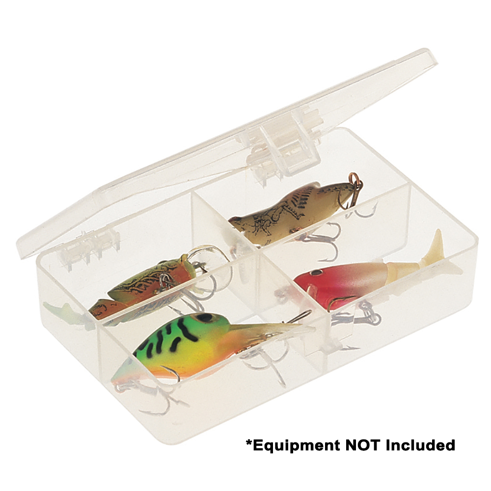 Plano Four-Compartment Tackle Organizer – Clear Plano Four-Compartment Tackle Organizer – Clear