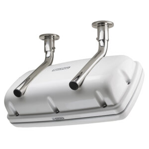 NavPod SystemPod Pre-Cut Simrad GO9/B&G Vulcan9 & 1 Instrument (Simrad IS42/B&G Triton&sup2;/AP44 Square Hole) f/9.5″ Wide Guard