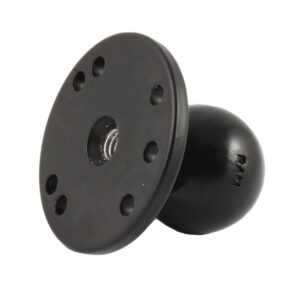 RAM Mount 2.5″ Round Base w/3/8″-16 Female Threaded Hol & 1.5″ Ball