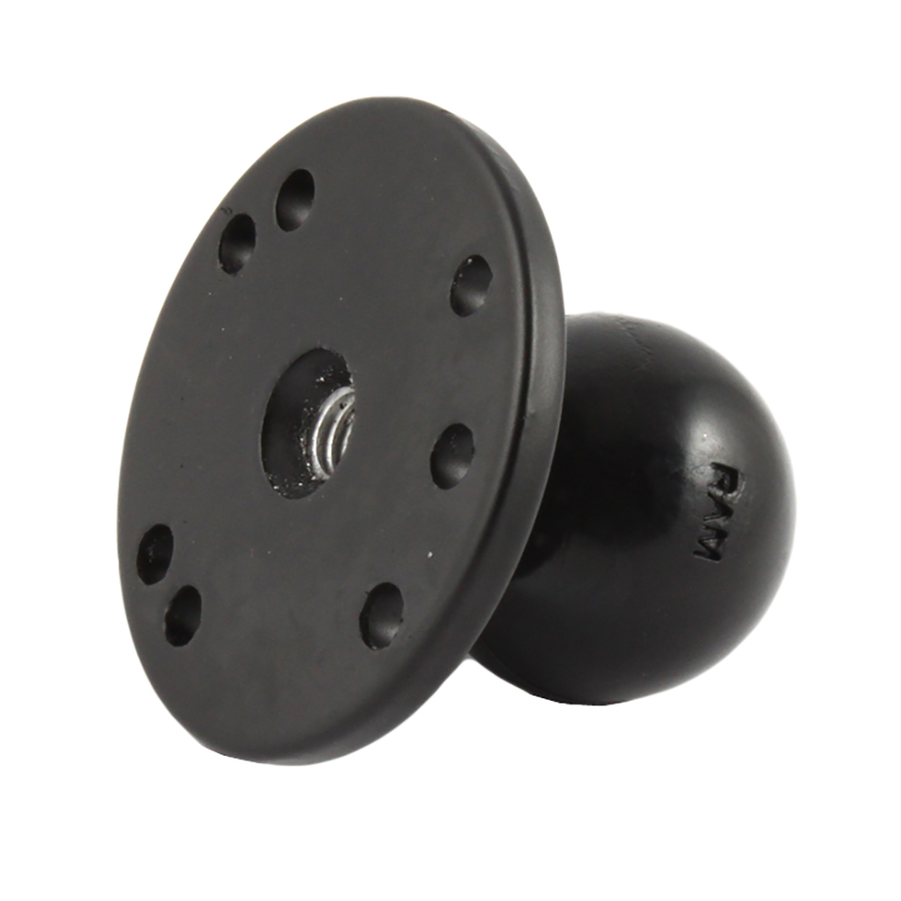 RAM Mount 2.5″ Round Base w/3/8″-16 Female Threaded Hol & 1.5″ Ball RAM Mount 2.5″ Round Base w/3/8″-16 Female Threaded Hol & 1.5″ Ball
