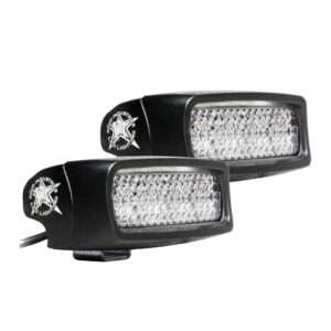 RIGID Industries SR-Q PRO Back Up Light Kit – Surface Mount Diffused – Pair – Black