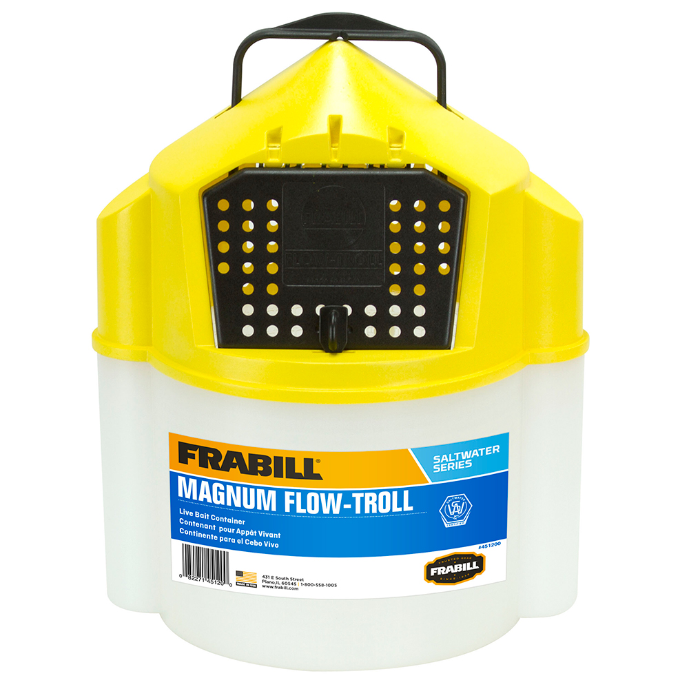 Frabill Magnum Flow Troll® Shrimp Bucket – 10 Quart Frabill Magnum Flow Troll® Shrimp Bucket – 10 Quart