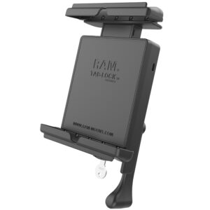 RAM Mount Tab-Lock&trade; Locking Cradle f/Apple iPad mini 1-3 w/Case, Skin & Sleeve