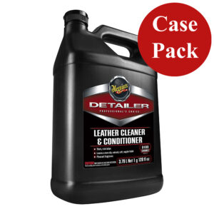 Meguiar's Detailer Leather Cleaner & Conditioner – 1-Gallon *Case of 4*