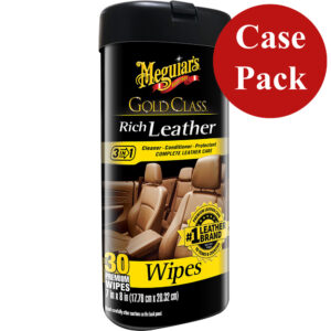 Meguiar's Gold Class&trade; Rich Leather Cleaner & Conditioner Wipes *Case of 6*
