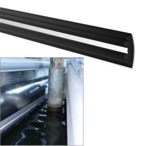 Megaware PontoonGuard&reg; – 40' Kit – (2) 20' Guards f/Pontoon Up To 25' – Black
