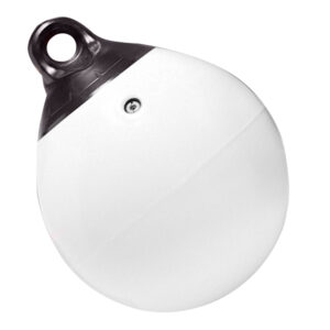 Taylor Made 18″ Tuff End&trade; Inflatable Vinyl Buoy – White