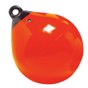 Taylor Made 9″ Tuff End&trade; Inflatable Vinyl Buoy – Orange