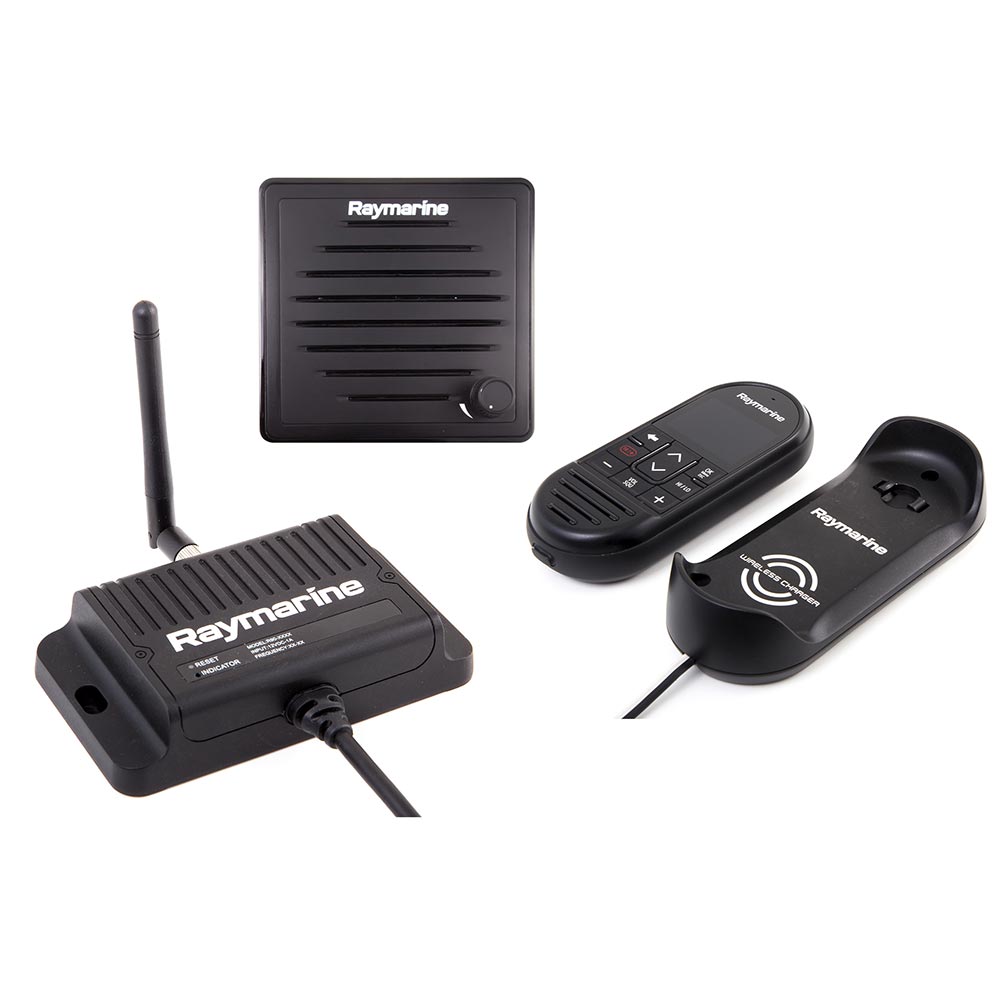 Raymarine Ray90 Wireless First Station Kit with Passive Speaker, Wireless Handset & Wireless Hub Raymarine Ray90 Wireless First Station Kit with Passive Speaker, Wireless Handset & Wireless Hub
