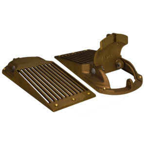 GROCO Bronze Slotted Hull Scoop Strainer w/Access Door f/Up to 2″ Thru Hull