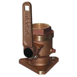 GROCO 3/4″ Bronze Flanged Full Flow Seacock