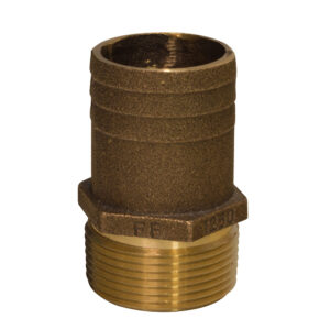 GROCO 2″ NPT x 2-1/4″ Bronze Full Flow Pipe to Hose Straight Fitting