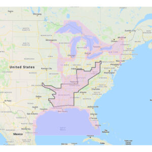 Furuno Gulf of Mexico, Great Lakes & Rivers – Vector Chart & Standard Resolution Satellite Photos f/Part of the Great Lakes – Unlock Code