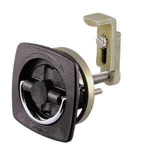 Perko Flush Latch – Non-Locking – 2.5″ x 2.5″ w/Offset Adjustable Cam Bar